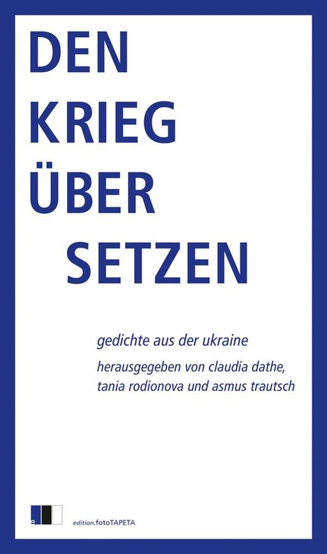 Den Krieg übersetzen, Buch