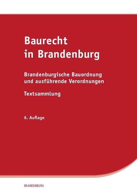 Baurecht in Brandenburg, Buch