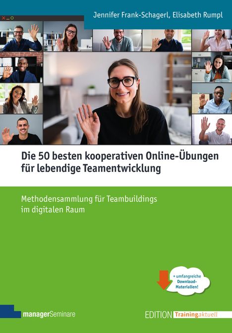 Jennifer Frank-Schagerl: Die 50 besten kooperativen Online-Übungen für lebendige Teamentwicklung, Buch