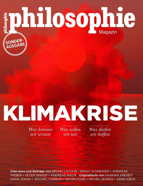 Philosophie Magazin Sonderausgabe "Klimakrise", Buch