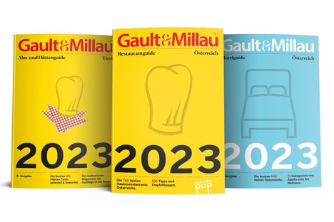 Gault &amp; Millau Österreich 2023, 3 Bücher