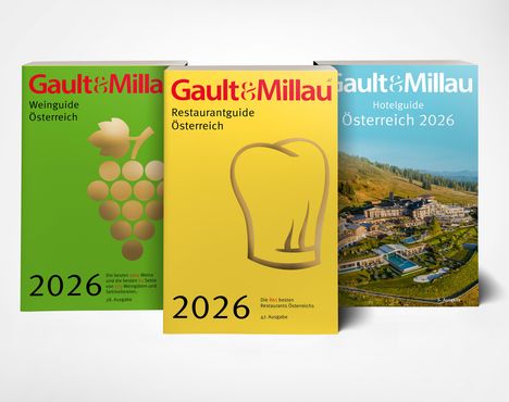 Gault&Millau Österreich 2026, 3 Bücher