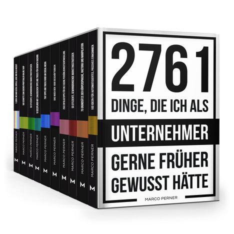 Marco Perner: 2761 Dinge, die ich als Unternehmer gerne früher gewusst hätte, 10 Bücher