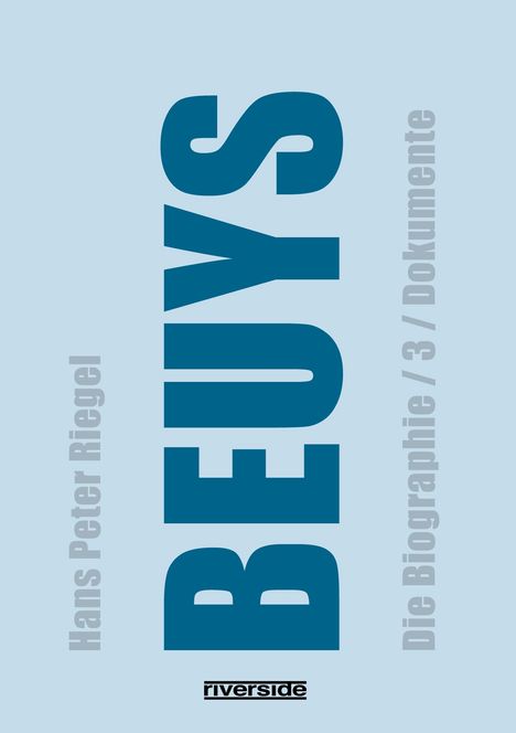 Hans Peter Riegel: Beuys, Buch