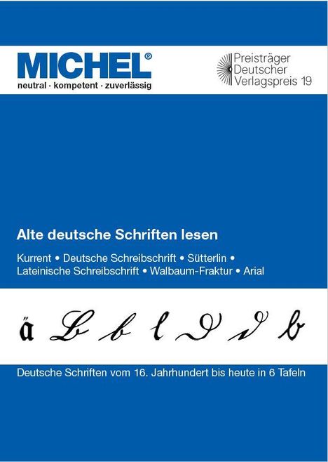 Alte deutsche Schriften lesen, Buch