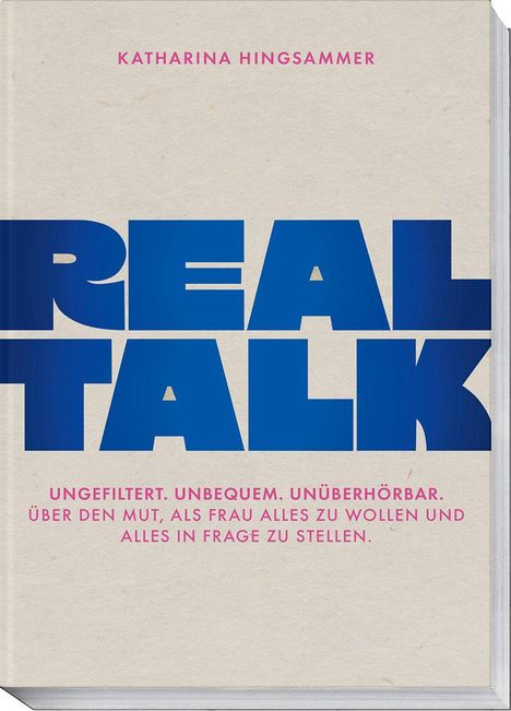 Katharina Hingsammer: Realtalk, Buch