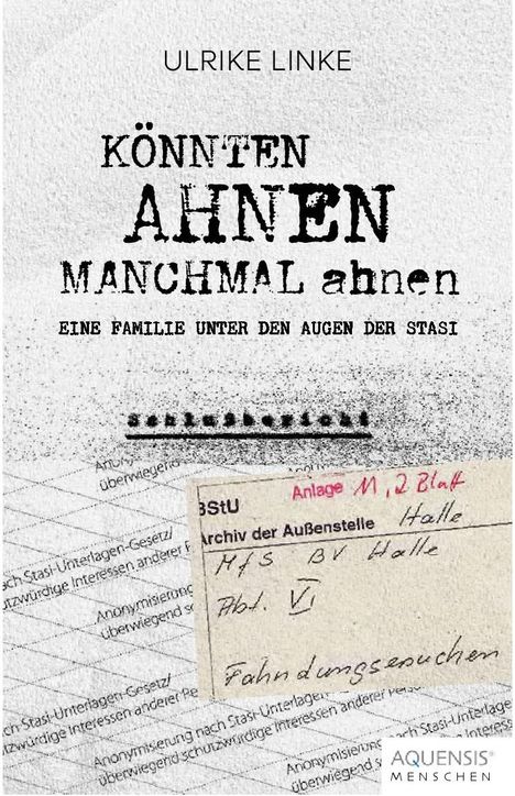 Ulrike Linke: Könnten Ahnen manchmal ahnen, Buch