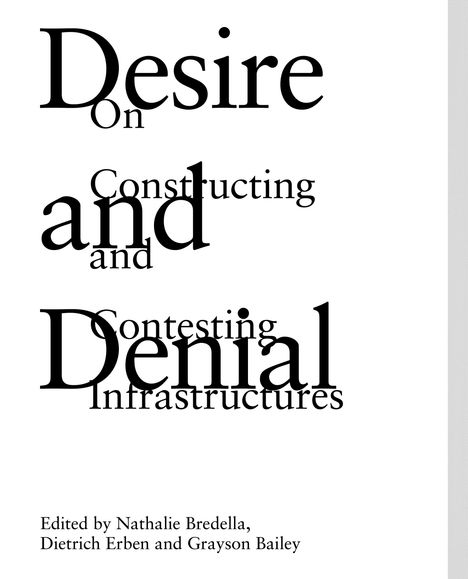 Desire On Constructing and Contesting Denial Infrastructures. Edited by Nathalie Bredella, Dietrich Erben und Grayson Bailey.