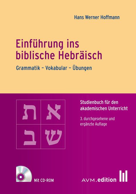 Hans Werner Hoffmann: Einführung ins biblische Hebräisch, Buch