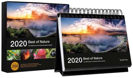 Tischkalender Best of Nature 2020, Diverse