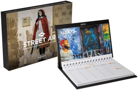 Street Art Tischkalender 2020, Diverse