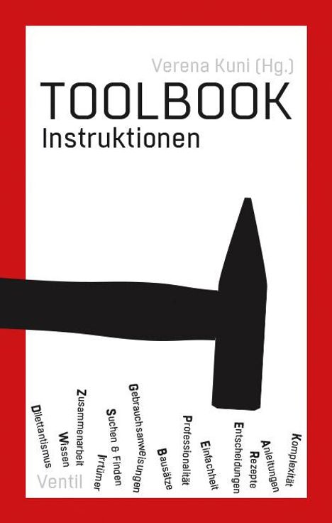 Toolbook 01. Instruktionen, Buch