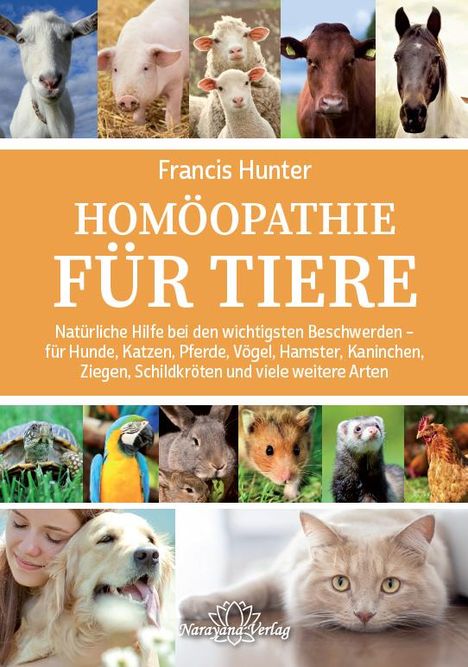Francis Hunter: Homöopathie für Tiere, Buch