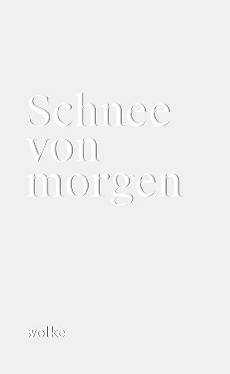 Schnee von morgen, Buch