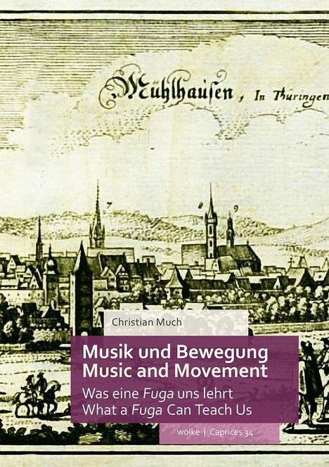 „Mühlhausen, In Thüringen“ steht oben. Darunter eine historische Stadtansicht mit Kirchtürmen.