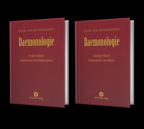 Egon von Petersdorff: Daemonologie 1 / 2, Buch