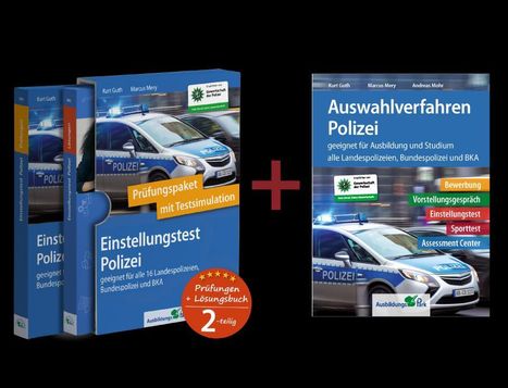 Kurt Guth: Einstellungstest + Auswahlverfahren Polizei: Paket, Buch