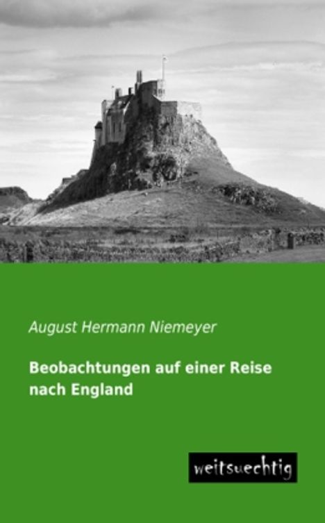 August Hermann Niemeyer: Beobachtungen auf einer Reise nach England, Buch