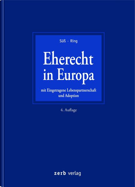 Eherecht in Europa, Buch