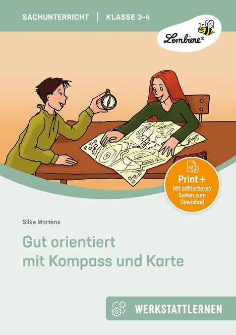 Silke Martens: Gut orientiert mit Kompass und Karte, 1 Buch und 1 Diverse
