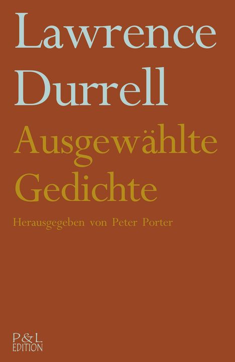 Lawrence Durrell: Ausgewählte Gedichte, Buch