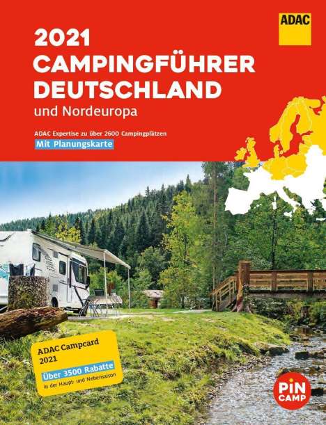 ADAC Campingführer Deutschland/Nordeuropa 2021, Buch