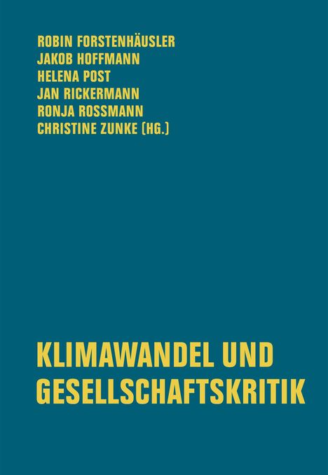 Klimawandel und Gesellschaftskritik, Buch
