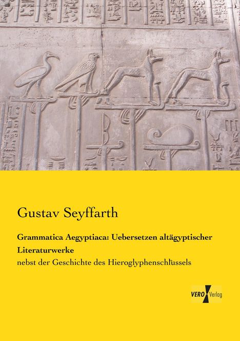 Gustav Seyffarth: Grammatica Aegyptiaca: Uebersetzen altägyptischer Literaturwerke, Buch