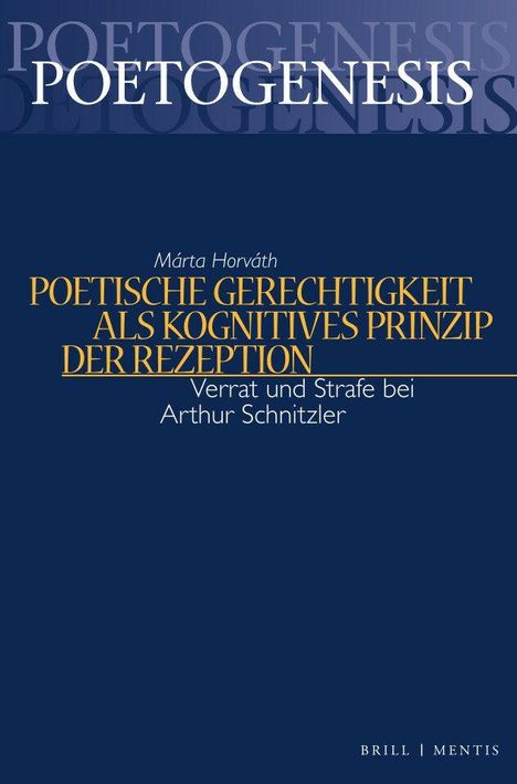 Márta Horváth: Poetische Gerechtigkeit als kognitives Prinzip der Rezeption, Buch