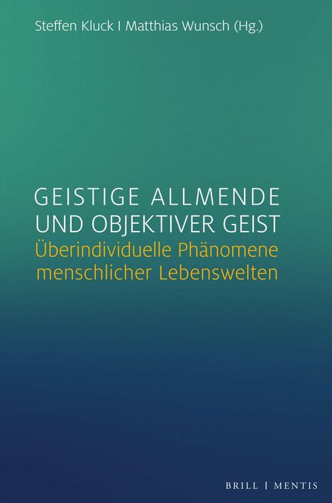 Geistige Allmende und objektiver Geist, Buch