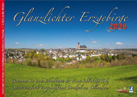 Jörg Neubert: Glanzlichter Erzgebirge 2026, Kalender