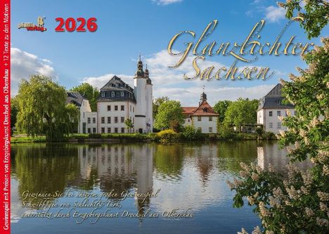 Jörg Neubert: Glanzlichter Sachsen 2026, Kalender
