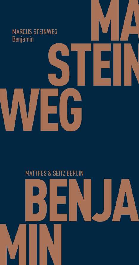 Marcus Steinweg: Steinweg, M: Benjamin, Buch