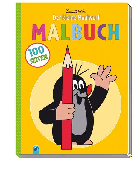 Der kleine Maulwurf Malbuch 100 Seiten, Buch