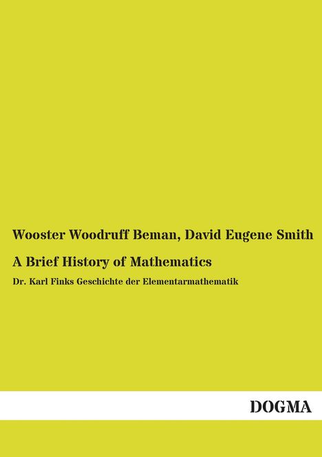 A Brief History of Mathematics, Buch