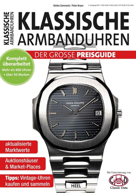 Stefan Commertz: Klassische Armbanduhren, Buch