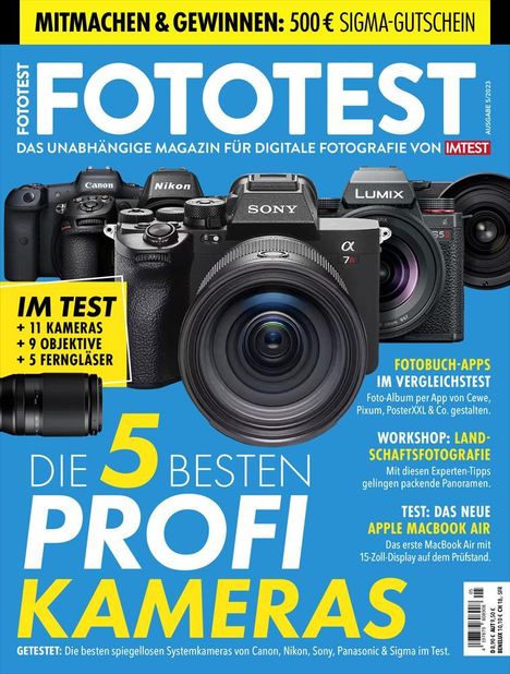 FOTOTEST - Das unabhängige Magazin für digitale Fotografie von IMTEST, Buch