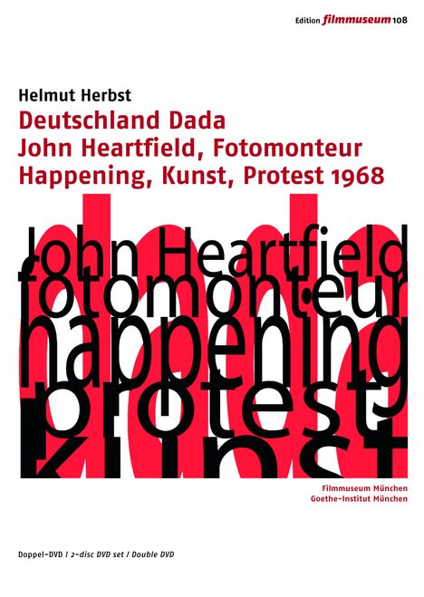 Deutschland Dada / John Heartfield, Fotomonteur / Happening, Kunst, Protest 1968, 2 DVDs
