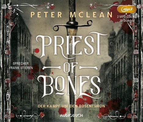 Peter McLean: Priest of Bones, 2 MP3-CDs