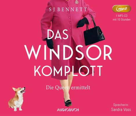 S J Bennett: Das Windsor-Komplott, MP3-CD