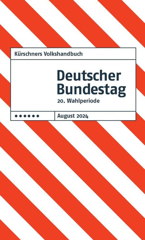 Kürschners Volkshandbuch Deutscher Bundestag, Buch