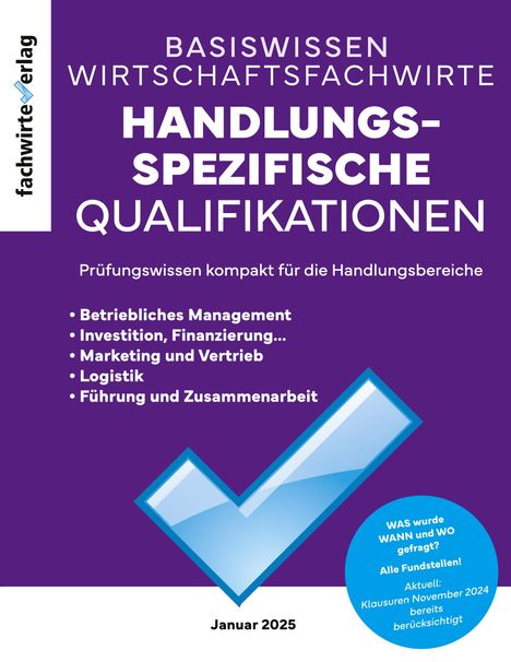 Reinhard Fresow: Wirtschaftsfachwirte: Handlungsspezifische Qualifikationen, Buch