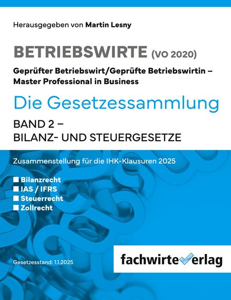 Bilanz- und Steuergesetze, Buch