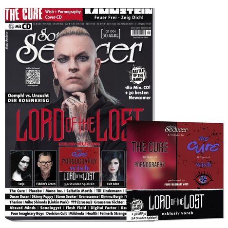 Sonic Seducer 12/2023 - 01/2024, Zeitschrift