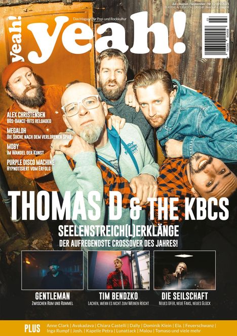 yeah! - Das Magazin für Pop- und Rockkultur. Ausgabe #1 (Juli/August/September 2021), Zeitschrift