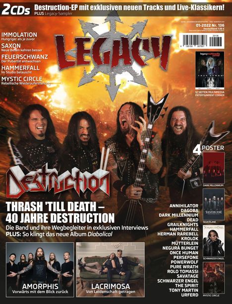 Legacy Magazin 136 Voice From The Darkside, Buch