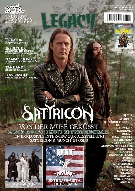 LEGACY MAGAZIN: THE VOICE FROM THE DARKSIDE Ausgabe #139, Zeitschrift