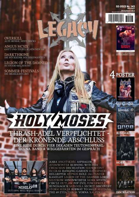 LEGACY MAGAZIN: THE VOICE FROM THE DARKSIDE Ausgabe #143, Buch