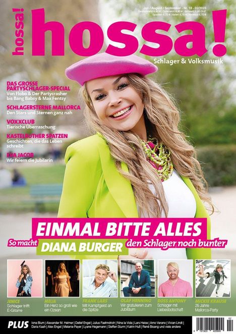 hossa! - Das Magazin für Volksmusik und Schlager! Ausgabe #18, Zeitschrift