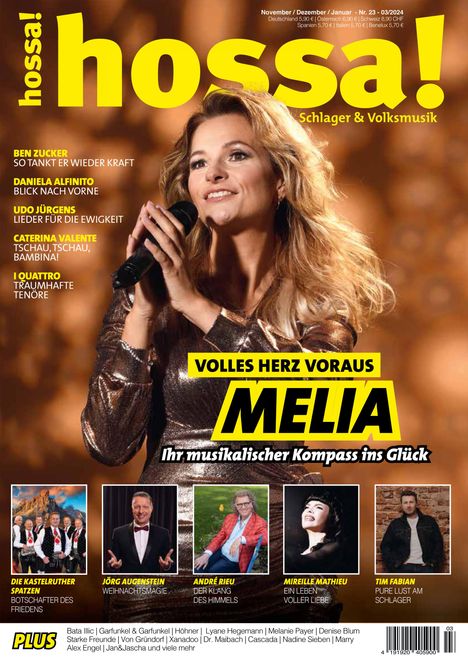 hossa! - Das Magazin für Volksmusik und Schlager! Ausgabe #23, Buch